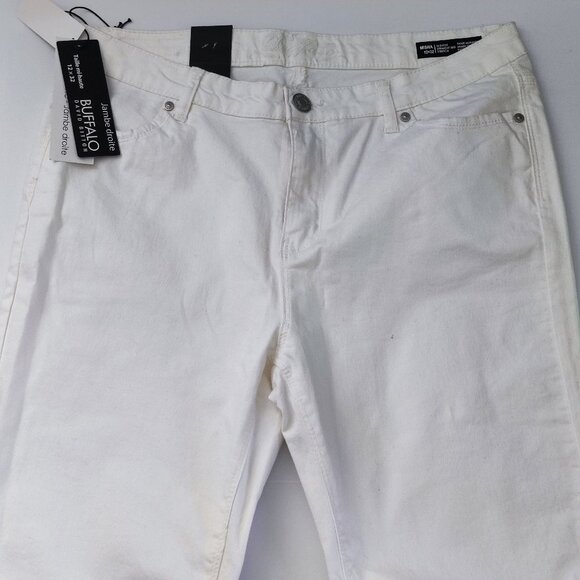 Buffalo David Bitton jeans Misha mid-rise straight leg stretch women's sz 12x32 - Picture 2 of 13